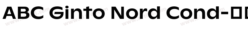 ABC Ginto Nord Cond字体转换